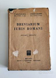 Breviarium Iuris Romani di Arangio-Ruiz & Guarino