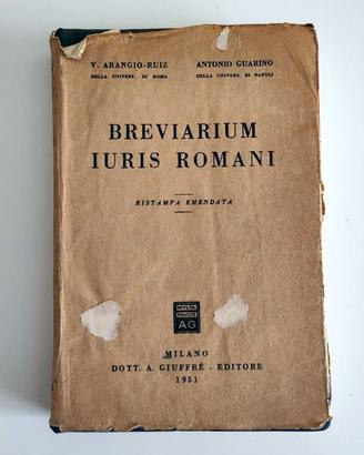 Breviarium Iuris Romani di Arangio-Ruiz & Guarino