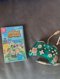 animal crossing switch + controller dedicato