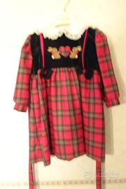 Abito per bambina fantasia scozzese