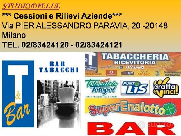 Rif. 27 bar tabacchi zona bollate