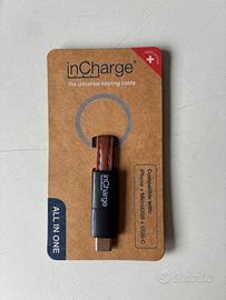 Cavo portachiavi ricarica USB C microUSB Lightning