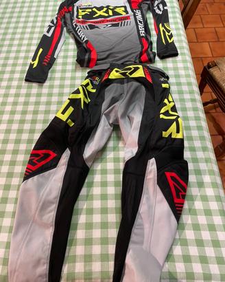 Completo motocross bambino