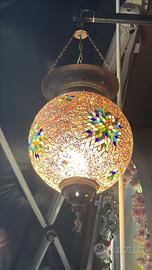 Lampadario turco a mosaico originale