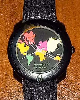 OROLOGIO BENETTON BY BULOVA MOD. DEP. MAPPA MONDO