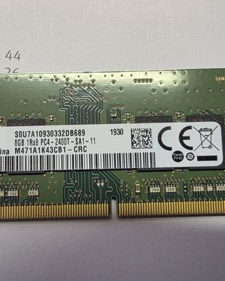 RAM 8GB DDR4 2400MHz SODIMM Samsung