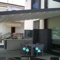 COPERTURA MOBILE PER PROTEZIONE DA SOLE E PIOGGIA