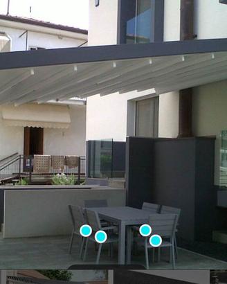 COPERTURA MOBILE PER PROTEZIONE DA SOLE E PIOGGIA