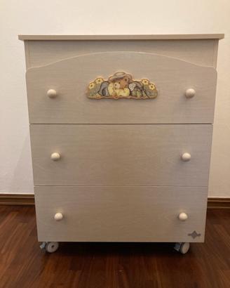Cassettiera per infanzia