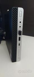 Mini Pc HP 800 G4 Core I7  8700 - 16GB- Ssd 500Gb