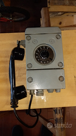 Antico Telefono Siemens da miniera Ex