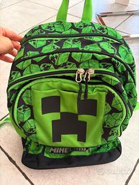 Zaino Minecraft per scuola + ASTUCCIO
