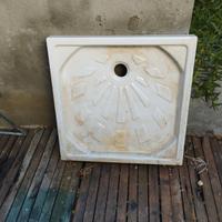 piatto doccia ceramica lato cm. 80 