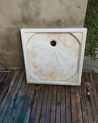 piatto doccia ceramica lato cm. 80 