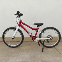 Bici bambino bambina Woom 4 20" MTB leggerissima