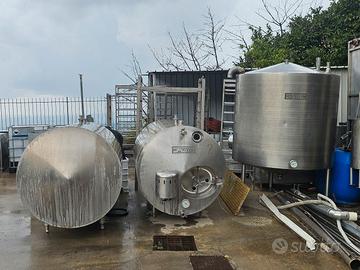 serbatoi latte inox