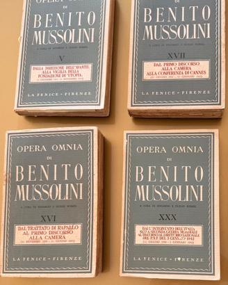 Opera Omnia di Mussolini completa, 1952-1980