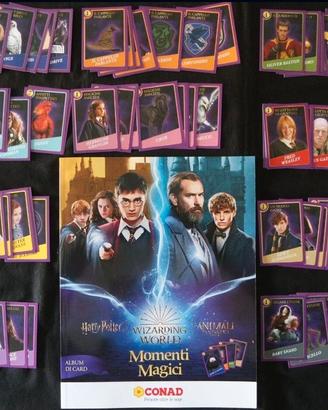 HARRY POTTER MOMENTI MAGICI CONAD ALBUM CARDS 2024