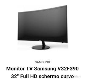 Monitor Tv 32 Samsung V32F390FEI curvo