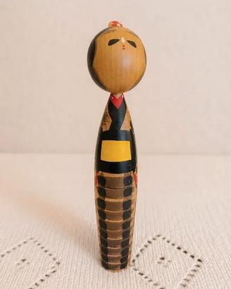 Kokeshi bambola giapponese vintage Sosaku 24 cm