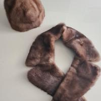 Basco e collo in pelliccia di visone