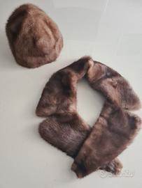 Basco e collo in pelliccia di visone