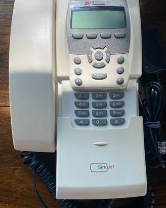 Telefono fisso Vintage Sirio 187 bianco Telecom