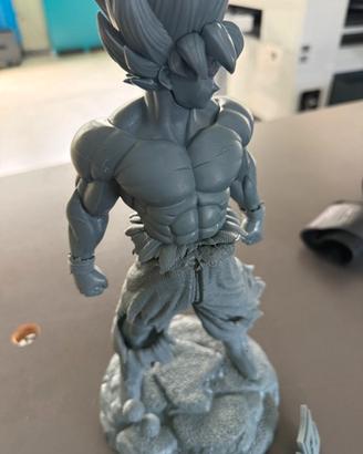 Statuetta Goku Dragon Ball Z resina da verniciare