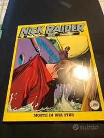 Fumetto nick raider n.10 ,morte di una star
