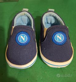 Scarpette neonato n° 19 per tifosi del napoli