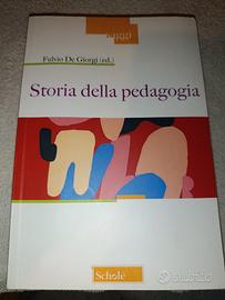 Storia della pedagogia Fulvio De Giorgi
