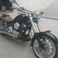 Moto personalizzata con tante modifiche