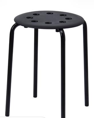 Sgabelli neri Ikea Marius