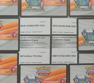 Codici PTCGO Pokemon TCG Online Fiamme Oscure