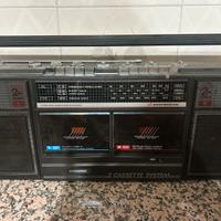Stereo vintage doppia cassetta Maximal anni 80