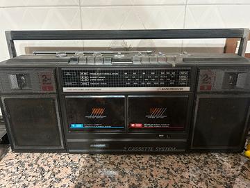 Stereo vintage doppia cassetta Maximal anni 80
