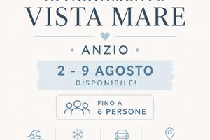 ANZIO fronte mare (last minute 2/08-9/08)