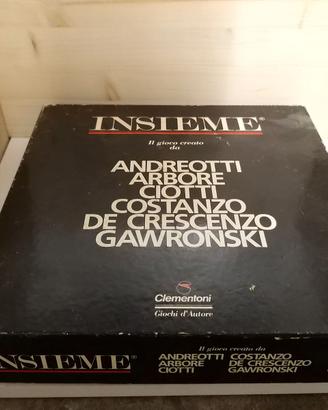 gioco di società insieme anni '80