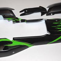 Carrozzeria Baja B5 1/5 Rofun Nero verde Plexiglas