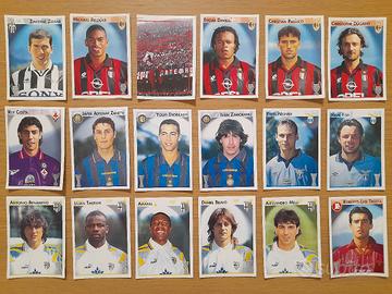 18 Figurine Calcio Coppe 96-97 con Zidane Zanett