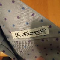cravatta Marinella seta azzurra 