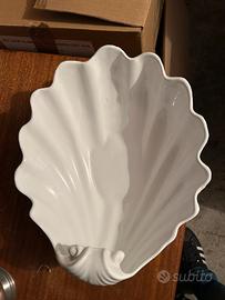 Conchiglia decorativa in porcellana