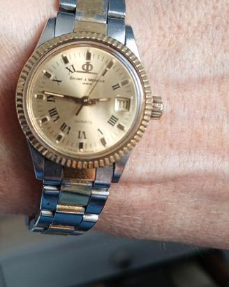 OROLOGIO DONNA "BAUME & MERCIER" ACCIAIO E ORO