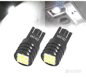 LED BULBS BIANCO DIAMANTE W5W T10 - SERIE NERA