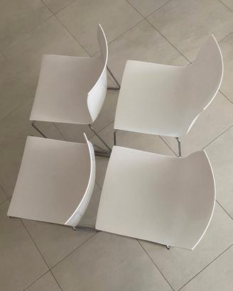 Lotto 4 Sedie Arper Catifa 46 bianco