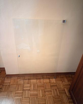 Vetro trasparente con supporti – 68,5 x 107,5 cm