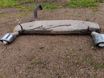 Silenziatore finale di scarico Fiat 500 Abarth