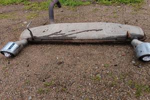 Silenziatore finale di scarico Fiat 500 Abarth