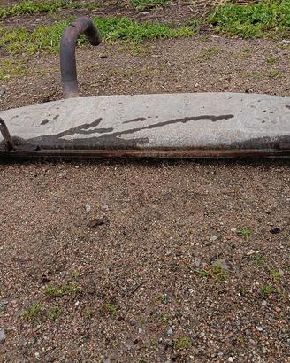 Silenziatore finale di scarico Fiat 500 Abarth