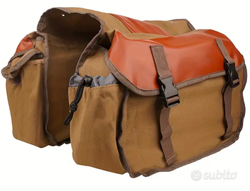 Due borse da sella per bici o scooter